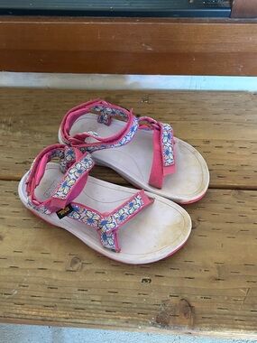 Teva Pink Multicolor Pattern Outdoor Sport Sandals